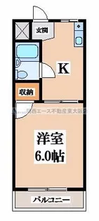 プレアール太子田【1階】の間取り