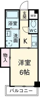 プレスト日新【3階】の間取り