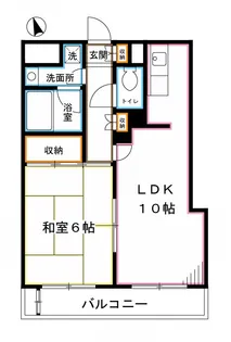 コート祥楓【1階】の間取り