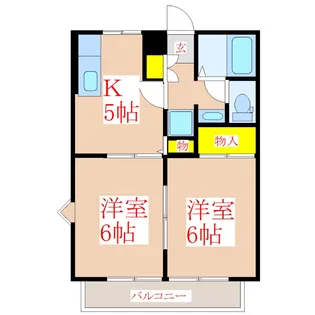 ビーラインNR【1階】の間取り