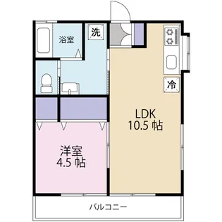 メゾンドエスポワール【2階】の間取り