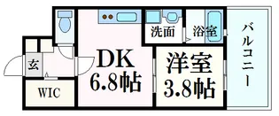 MOKA ESTA【3階】の間取り