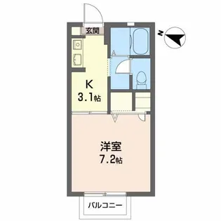 ステージ栄 B【2階】の間取り