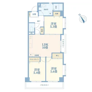 サンプエンテ【2階】の間取り
