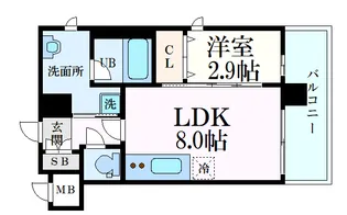 TMレジデンス【5階】の間取り