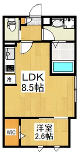KEIAI RESIDENCE久米川II【1階】の間取り