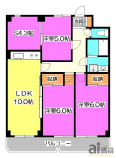 Aifort.国分寺【2階】の間取り