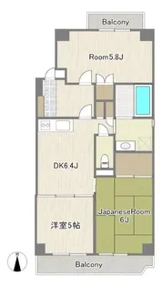 フォーラム冠【1階】の間取り