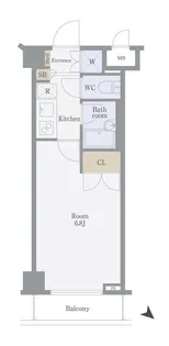 サンパティオ文京千石【5階】の間取り