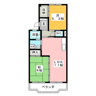 メゾン59【1階】の間取り