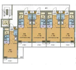 ファルステーロマンション【4階】の間取り
