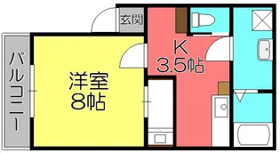 オークI【2階】の間取り