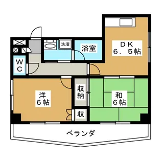 パプトゥリィローズ 95【2階】の間取り