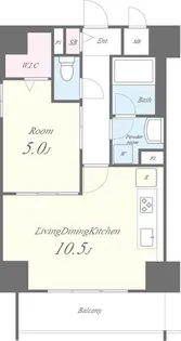 オリーブスクエア【1階】の間取り