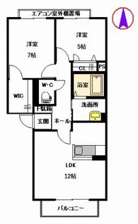 エマーブルEZU【2階】の間取り