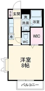 プレジオ下新城【1階】の間取り