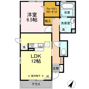 Real【1階】の間取り