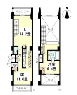 東京都港区芝2【マンション】の間取り
