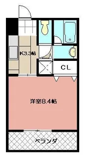 THE SQUARE KOBAI PREMIUM【6階】の間取り