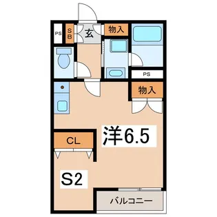 ハイツ佐野【2階】の間取り
