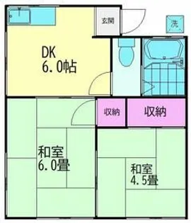 吉沢荘【2階】の間取り