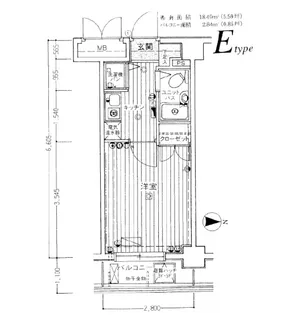 東京都世田谷区駒沢4【マンション】の間取り