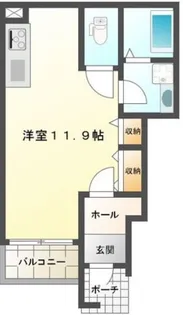 神奈川県秦野市渋沢1【アパート】の間取り