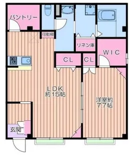 シュバーンII【1階】の間取り