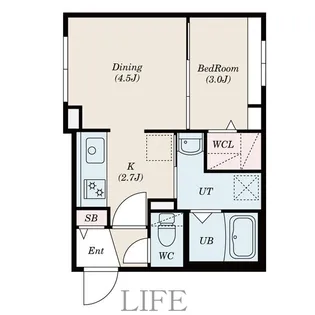 Earendel平岸【4階】の間取り