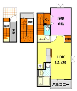 パールN【3階】の間取り