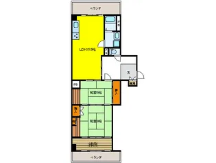 シルキーハウスホリ【2階】の間取り
