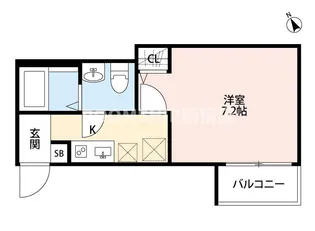 神奈川県横浜市金沢区洲崎町【アパート】の間取り