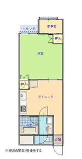 メゾン鳴鹿1番館【2階】の間取り
