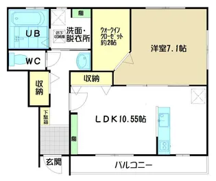 モンシャトー【1階】の間取り