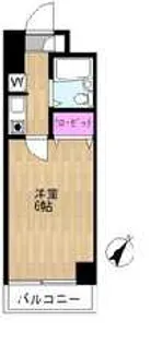 千駄木晴花【3階】の間取り