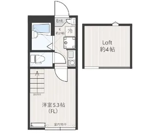 コートレジデンス武蔵中原【2階】の間取り