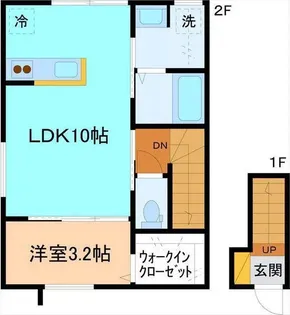 サン・ステージ今泉B棟【2階】の間取り