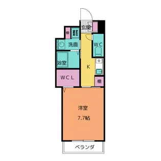 ラヴィール平針【5階】の間取り