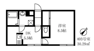 早稲田鶴巻IMAハウス【4階】の間取り