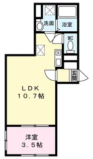 メゾン・ド・ノーブル【1階】の間取り