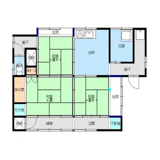 鹿児島県鹿屋市田崎町【一戸建】の間取り