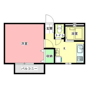 袴塚ベータ【1階】の間取り
