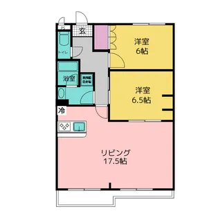 シャルードS【2階】の間取り