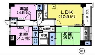 エスポワール善福寺【4階】の間取り