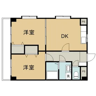 Mヒルズ大清水【5階】の間取り