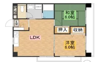 築港武智マンション【5階】の間取り