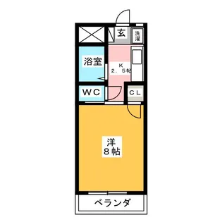 カーサクリタ【3階】の間取り