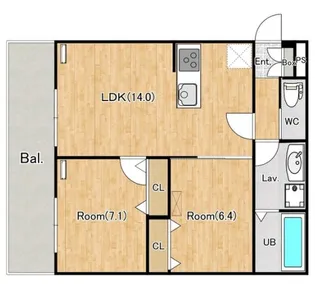 シエーナ新座【2階】の間取り