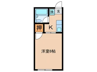 ハイム花梨【1階】の間取り