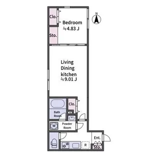 aLATO OyamaII【2階】の間取り